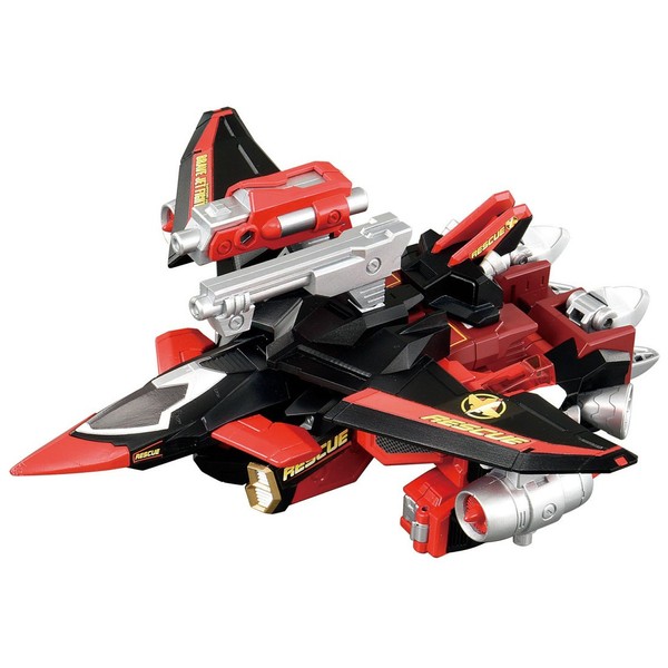 Tomica Hyper Rescue Drive Head Support Vehicle Brave Jet Fighter