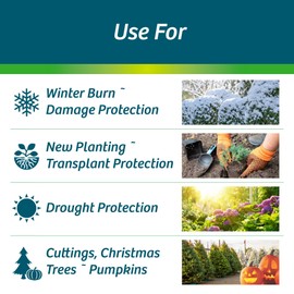 Wilt-Pruf® Concentrate | Protect Against Winter Damage, Drought, and Stress | Just Spray & Let Dry | Locks in Moisture w/Clear Foliar Film | Professional-Grade & Trusted | Replaces Burlap | (32 oz)