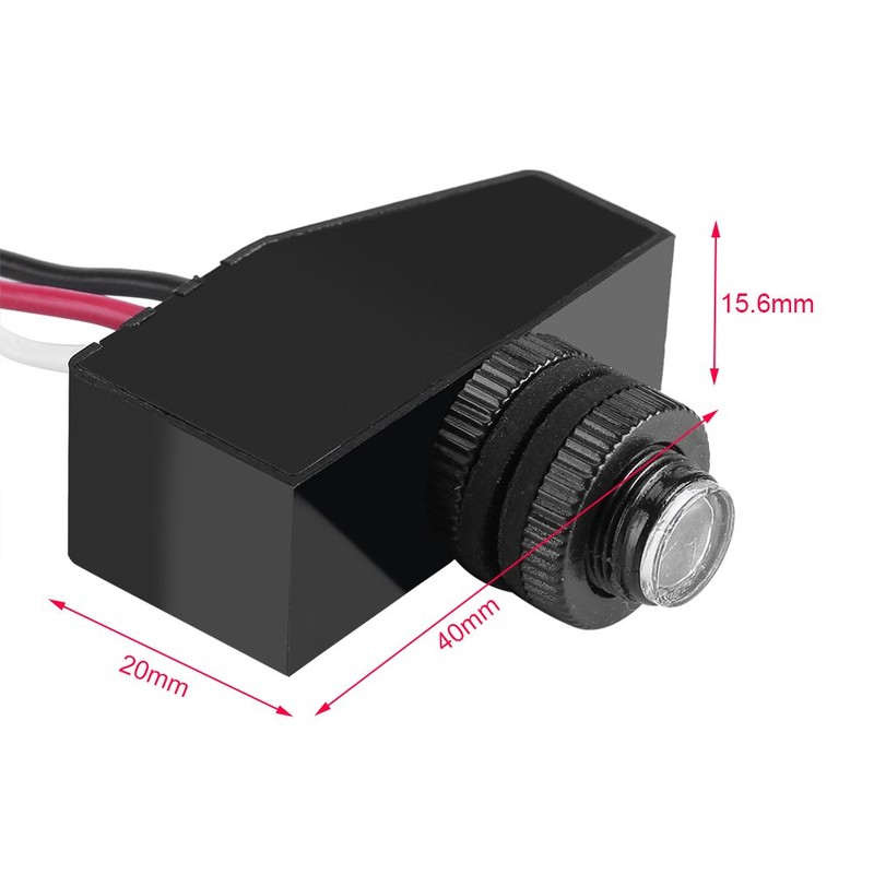 Yosoo Mini Light Control, 12V Dusk to Dawn Sensor 12V
