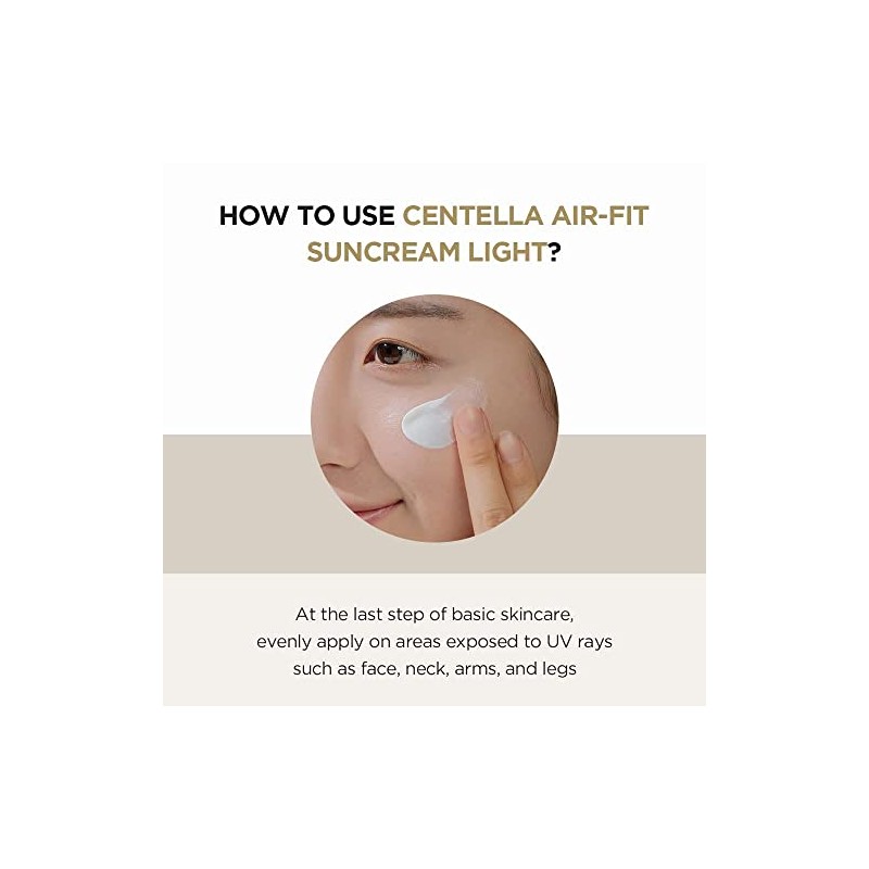 SKIN1004 Madagascar Centella Air-fit Suncream Light 1.69 fl. oz (50ml)#