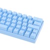 Mechanical Keyboard 64 Key White Light 3 Mode Ergonomic Layout