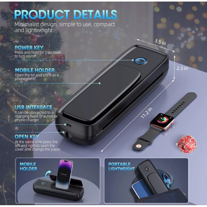 Gutherren Portable Thermal Printer