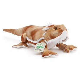 Zappi Co 100% Recycled Plush Bearded Dragon Toy (50 cm Length) Soft Cuddly Environmentally Friendly Stuffed Toy Collection for Newborn First Child