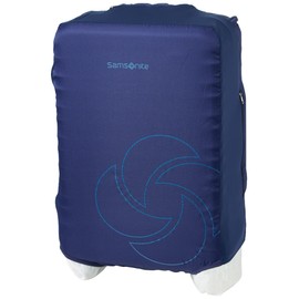 Samsonite Global Travel Accessories Folding Suitcase Cover, Blue (Midnight Blue), Rain cover