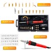 Wood Burning Kit 22PCS, Adjustable Temperature Pen with 18 Tips&Accessories