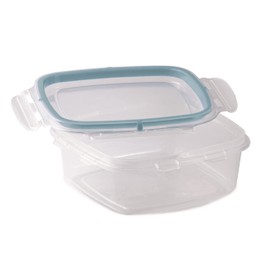 Snips | SnipsLock Quadratischer Mealprepboxen für die Aufbewahrung von Lebensmitteln | 0,50 L | 3er Set | Frischhaltedosen | 14,7 x 14,7 x 8 cm | Hergestellt in Italien, Hellblau