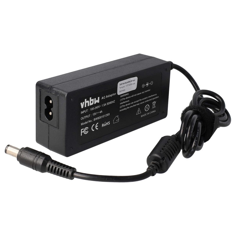 vhbw 1x Power Supply Compatible with Toshiba Satellite 300CDS, 305,