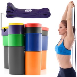 Lila 3.2 cm 20-45kg Widerstandsbänder Fitnessbänder Trainingsbänder für CrossFit Fitness Klimmzügen Calisthenics Gymnastik Pull-Up Klimmzughilfe Professionelle Latex Widerstand Bänder