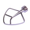 TschimmBeat Stainless Steel Flat Stirrer, Accessory for KitchenAid from Germany,