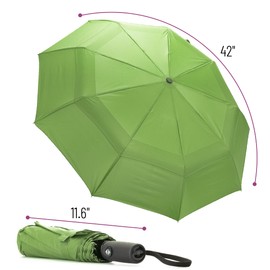 Mr. Pen- Windproof Travel Umbrella, Lush Leaf, Automatic Umbrellas for Rain, Compact Umbrella, Travel Umbrella Compact, Umbrella Windproof Umbrella, Umbrellas for Rain Windproof, Portable Umbrella