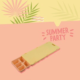 Fackelmann 17045 Ice Cube Tray with Lid, Ice Tray, Ice Tray, Ice Mould, Plastic, 25.8 x 10 x 3 cm