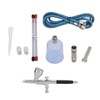 G1/8 Airbrush Kit Spray Gun with Spray Pot Nozzles Needle
