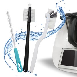 Set of 3 Brosse de Nettoyage Brosse Net Toy Accessories Outil pour Tous Les Couteaux de Bol de Thermocuiseur idéal pour Thermomix TM5 TM6 TM31 TM21 Robot Culinaire