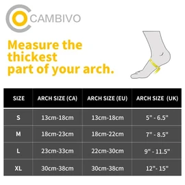 CAMBIVO CAMBIVO Ankle Support Brace 2 Pairs, Plantar Fasciitis Socks, Compression Sock Sleeves Foot Support for Sports Protect, Achilles Tendon, Recovery, Sports, Men and Women