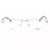 Flexon NEW FLEXON E1127 040 Matte Silver Titanium Eyeglasses w/Green