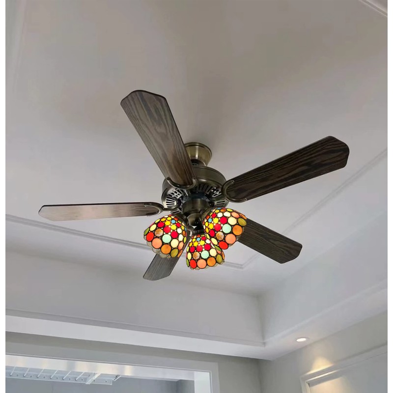 HMJ80021-Tiffany lamp Shade-Church Glass Shade