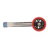 Fockety Adjustable Height Walker Wheels with Ski Glides for Most