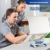 Ewent Laptop Stand with 360° Rotating Base Made of Aluminium