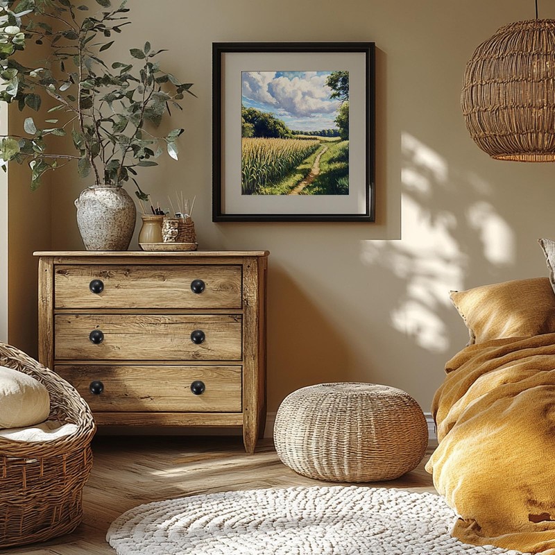 sourcing map 4 Pack Ceramic Cabinet Knobs, 1.3 Inch Round