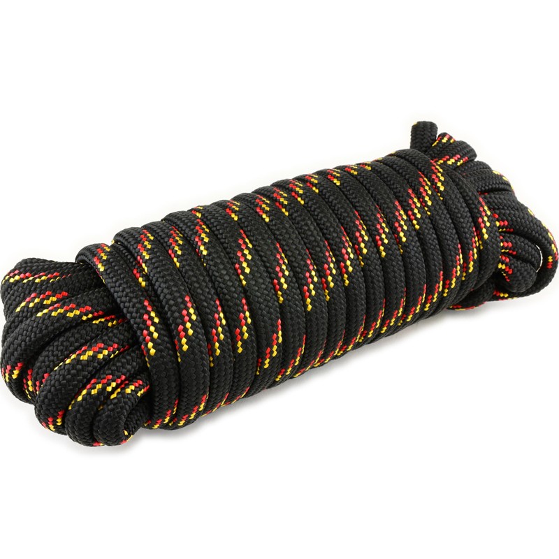 Wellmax Diamond Braid Nylon Rope, 3/8 in X 50 Foot,
