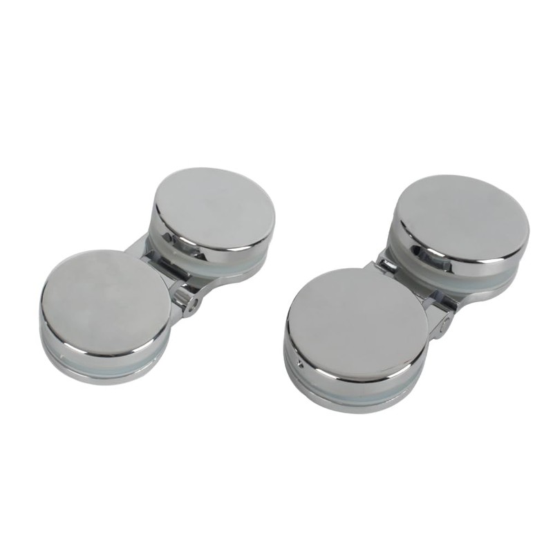 KASHBSAB 2pcs 180 Degree Heavy Duty Cabinet Hinge Frameless Shower