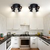SEEBLEN 4-Light Industrial Track Lighting with Pull Chain On/Off Switch,