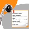 2-Pack HeSun 6 Ft Washing Machine Hose, 3/4" FHT Stainless