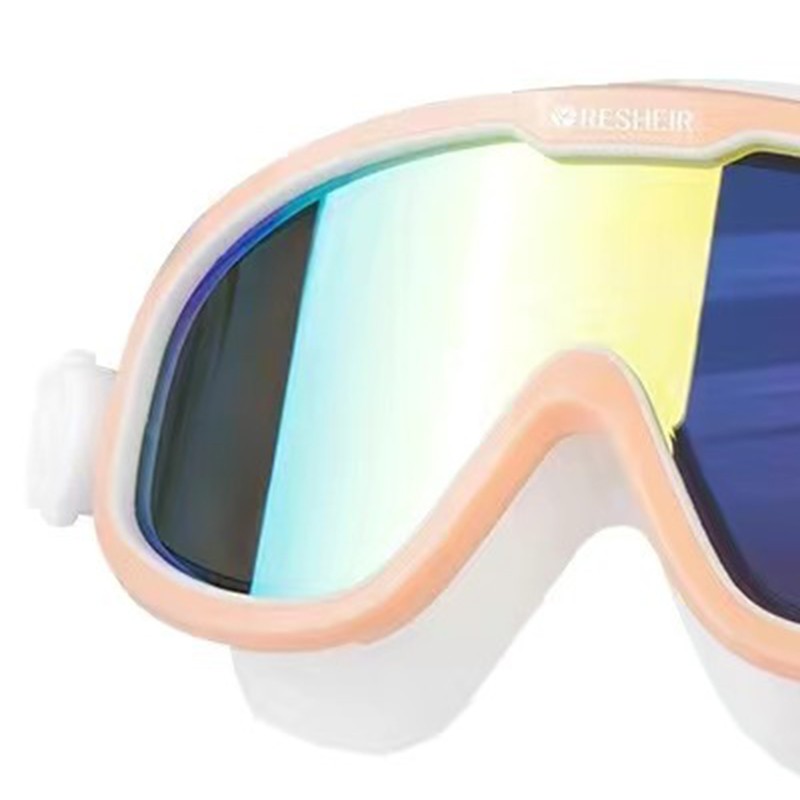 Swimming Goggles Antifog Leakproof Large Frame Clear Fashionable Swim Goggles