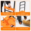 LoJok TECSPACE 2 in 1 Folding Hand Truck, 400 LBS
