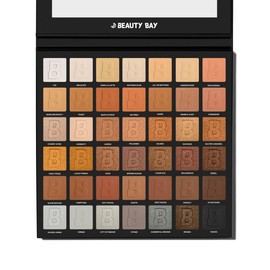 BEAUTY BAY Nude 42 Piece Colour Eyeshadow Palette - Make Up Beauty Products - Vegan Gifts - PETA Certified Cruelty Free - Matte - White, Beige, Nude, Sepia & More