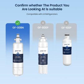 GLACIER FRESH Fridge Freezer Water Filter Replacement for Blomberg Beko 4874960100 Water Filter, 1 Pack