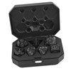 7pcs Electronic Dice LED Rechargeable with Charging Compartment Light Up
