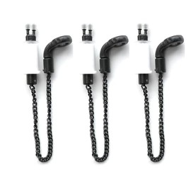 3 TBNS Bite Indicators Bobbins Carp fishing Tackle for Bite Alarms and bank sticks (White)