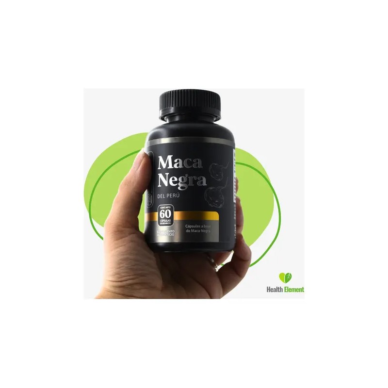 Maca Negra Peruana Organica | 1000 Mg | Vitalidad