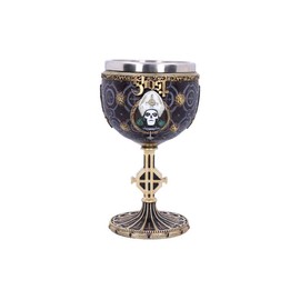 Nemesis Now Meliora Gold Goblet Ghost Papa Emeritus III Resin with Stainless Steel B4886P9