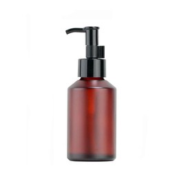120ml/4oz Empty Wine Red Frosted Glass Lotion Pump Bottles with Black Pump Top Refillable Liquid Dispensers Jars Cosmetic Storage Container for Essential Oil Soap Shampoo