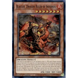 Blaster, Dragon Ruler of Infernos - RA03-EN010 - Super Rare - 1st Edition
