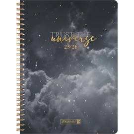 BRUNNEN School Calendar Style 2025/2026 "Clouds" | A5, Plastic