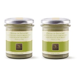 Vincente Delicacies Pistachio Paste for Bread, Pastry, Ice Cream, & Dessert (7.05-Ounce, 2-Pack)