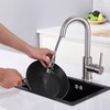 Bar Faucet with Pull Out Sprayer Single Hole, JXMMP Single