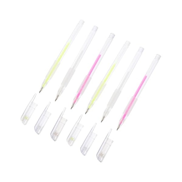 6pcs Microblade Eyebrow Pen Brow Mapping Pen for Women Tool