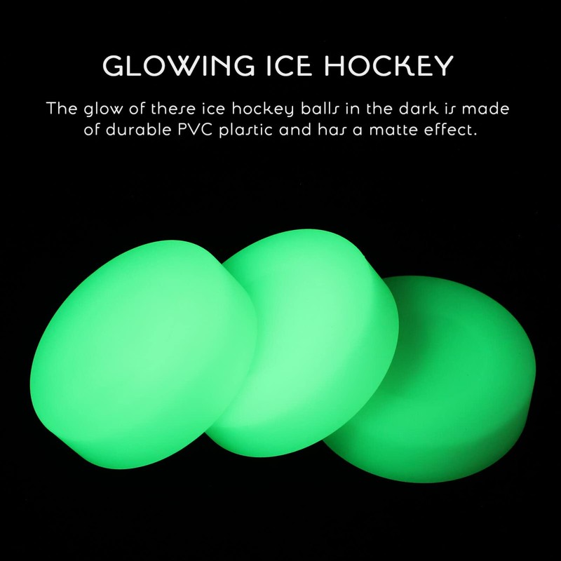 Street Hockey Glow in The Dark Puck Ice Hockey Pucks