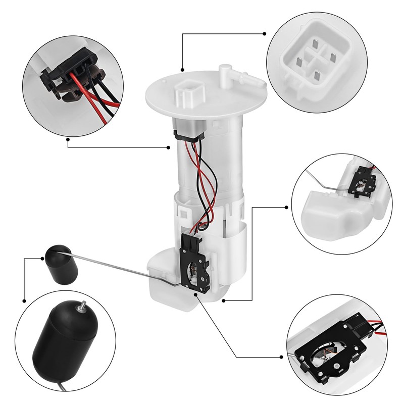 JAVIK Fuel Pump Assembly With O-ring for Kawasaki Mule SX