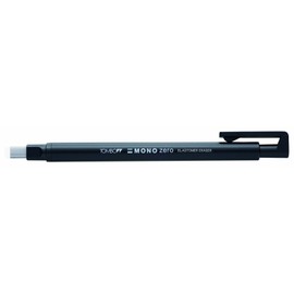 Tombow Mono Eraser Set Includes Zero Rectangle Tip Eraser - Black/Eraser Refills (Pack of 2)