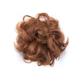 Bombshell Hair Scrunchy Scrunchie Bun Up Do Hair Piece Hair Ribbon Ponytail Extensions Wavy Messy Bun (M21 GOLDEN BROWN)