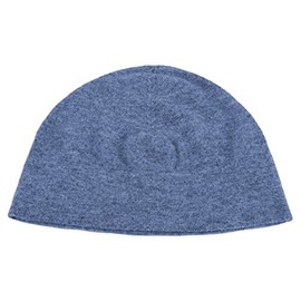 Love Cashmere Herren 100% Kaschmir Rollmütze Hut - 'Denimblau' - Handgefertigt in Schottland - UVP €120