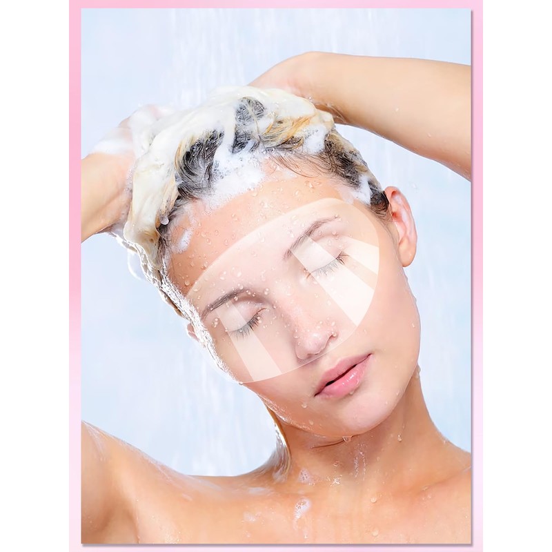 EBANKU 200 PCS Shower Face Eye Shields, Clear Eyebrow Shower