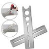 Dtacke Portable Stainless Steel Ceramic Tile Hole Locator Universal Punching