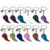 The Leonardo Collection Guardian Angel Wing Birthstone Keyring Birthday Month