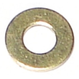 Unbranded #6 x 9/64" x 5/16" Brass S Pattern Flat Washers (72 pcs.)